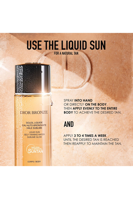 Dior Bronze Liquid Sun Self-Tanning Water - Sublime Glow